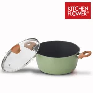 그린베일 IH 세라믹코팅 인덕션 양수 냄비 24cm 전기레인지 하이라이트 가스레인지 모든열원 사용