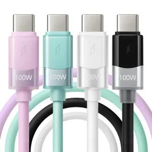 맥스틸 MT-CC C to C 초고속 2M 100W 실리콘 C타입 충전 케이블 스마트폰 데이터 휴대폰 핸드폰