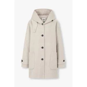 [STUDIO TOMBOY](대구신세계)핸드메이드 후드 울혼방 하프코트 (9175411981)