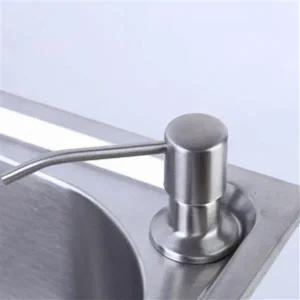 펌프 싱크대 세제 디스펜서 매립형 싱크대 주방 세제통 스텐 씽크대