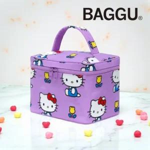바쿠 BAGGU 헬로키티 라지 화장품 케이스 다용도 파우치