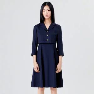 [롯데백화점]케네스레이디 자켓 플레어 원피스 (EGOPOD97)