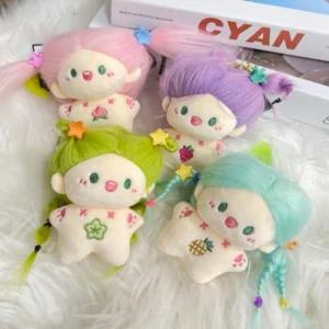 인형꾸미기 악세사리 솜인형 놀이 백참 신상 트렌드 사람인형키링 머리카락인형 가방장식