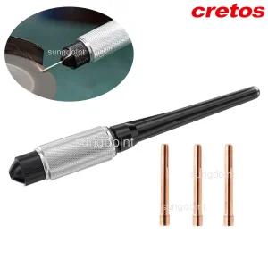 cretos 용접공구 텅스텐봉 연마 홀더 콜릿척 3종포함 텅스텐 샤프닝홀더