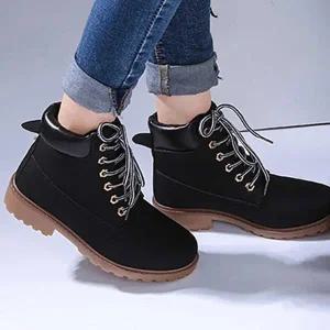 여자 워커 슈즈 학생 캐주얼 하이탑 코디 캐주얼