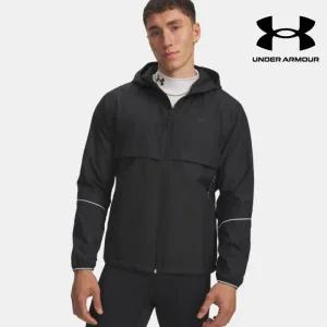 [롯데백화점]언더아머 남성 벨로시티 프로 간절기 겨울용 마라톤 런닝 후드집업 바람막이 6005970-02