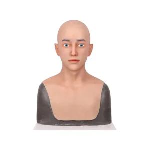 실리콘 가면 연극 공연 무대 소품 노인 얼굴 흉상 할로윈 마스크 분장 파티 남자 리얼