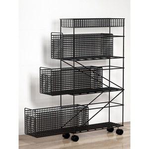 이동 식 서랍 철제 수납장 슬림 바퀴달린 슬라이딩 4단 세탁실 트레이 틈새