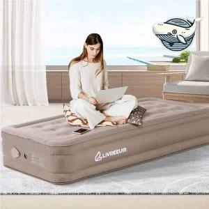 휴대용 자동자충전 에어매트 캠핑패브릭 침대 캠핑매트리스
