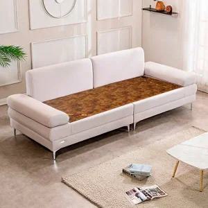 [명품의료기][협탁+전용패드 증정] 온열소파 빅토리아SF 패브릭 황토숯볼 흙소파