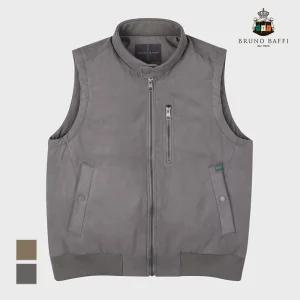 [BRUNO BAFFI] 인조스웨이드 다운베스트_MNUQCYWA211