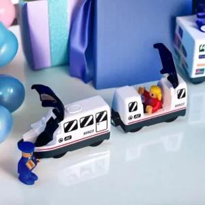 캐스B 전동기차 고속트레인 움직이는 열차 모형 기차놀이 피규어 역할놀이 소근육발달 유아