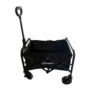 벤소닉 아웃도어 캠핑웨건 접이식 카트 손수레 (블랙) 1개 / 써클