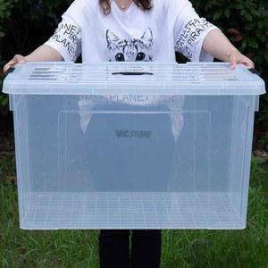 투명 리빙박스 특대형 이삿짐 플라스틱 350L 수납함 이불 수납 박스