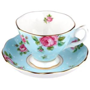 로얄알버트 찻잔 커피잔 머그 컵 카페 선물 폴카블루