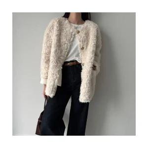 아일랜드 양털 퍼코트