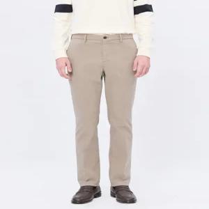 헤지스 남성 24FW [스테디셀러] 베이지 면혼방 기모 팬츠 WHPA4D501I2