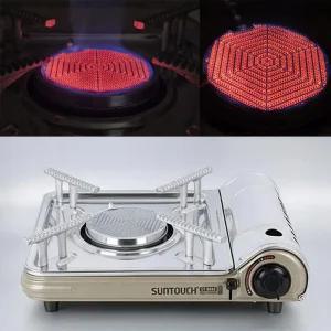 국산 KC인증 고화력 가스버너 세라믹헤드 2중안전장치 휴대용 브루스타 가스레인지