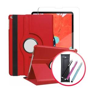 (무료배송) 아이패드 9세대 회전 케이스+강화유리 필름+펜슬 세트