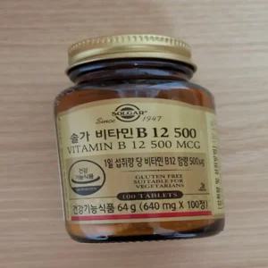 김남주단백질비타민 솔가 비타민B12 500 100정, 1개