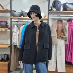 베네통/애플아울렛/알렉산더 니트 등판 핸드메이드 코트/BACTA1561