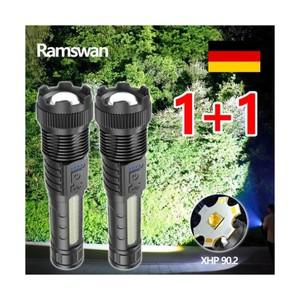 1+1 충전식 후레쉬 c타입 초강력 led 손전등 괴물 랜턴