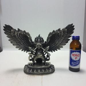 백동 티벳 수호신 단 가로27cm세로19cm 무게1.2kg 단초마을 골동품/수집품/도자기