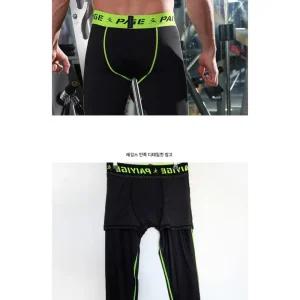 기능성 쿨원단 남자 이너팬츠 일체 쫄바지 남성레쉬가드 수영복 흠한속건 요가복