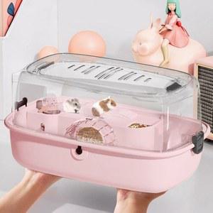 햄스터 케이지 기니피그 집 사육장 실내 지붕 대형 애쉬