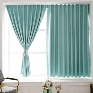 무타공 붙이는 3중 암막커튼 150X150 150X200 큰창 작은창 거실 베란다 햇빛차단 벨크로커튼