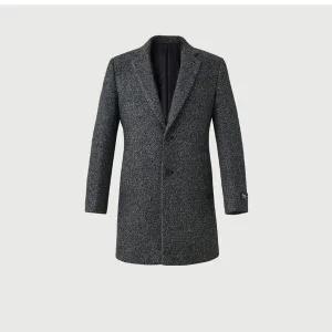 [트레몰로] HC09 베이직 심플 체스터 코트 (주)세정 인디안 남성 겨울 차콜그레이 (S30089351)