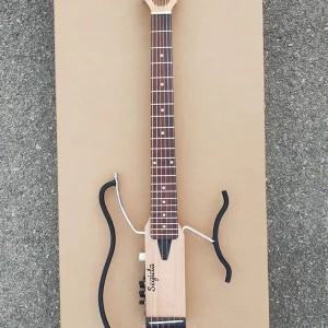 모가비기타 사일런트 어쿠스틱 색상 포크 연습용 나무