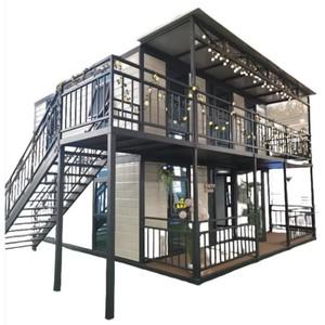 2베드룸 컨테이너 하우스 미니 조립식 고급 빌라 경량 철골 조립식 소형 이동식 주택