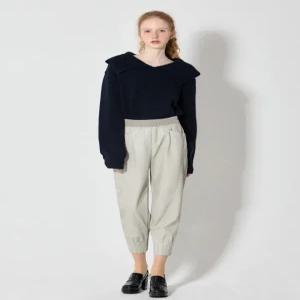 [보니스팍스][패플단독] [보니스팍스(Bonispax)] 밑단 다트 레더 배기팬츠 (택가격 129000원)