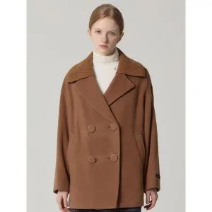 [르샵]캐시미어 니트카라 하프코트 택가격 399000원 _P409079433