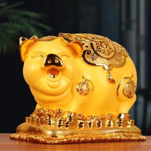 초대형 황금 돼지 저금통 개업 집들이 이사 결혼 선물 풍수지리