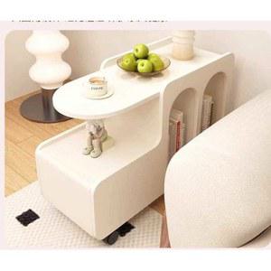 쇼파옆 테이블 협탁 가죽 사이드 사이드테이블 소파옆 82x30x53 카트 토끼