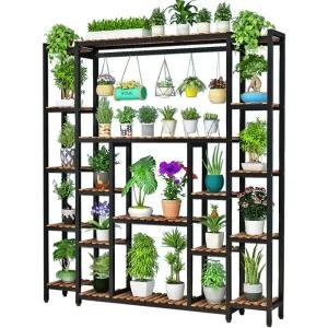 화분진열대받침대 선반 철제 인테리어 정리대 베란다 이동식 빈티지 식물 받침대 거치대