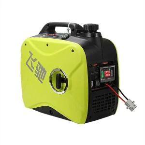 가솔린 발전기 트럭 무소음 온보드 가변 가솔린발전기 캠핑용