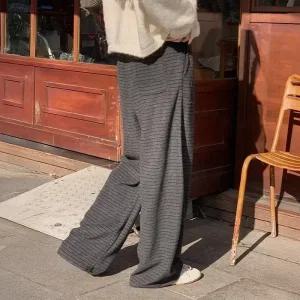 [코코블랑] 밀즈 스트라이프 밴딩 팬츠