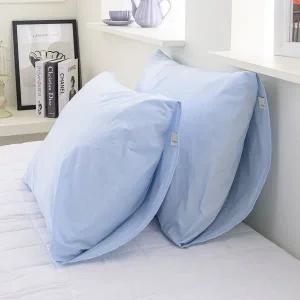 갤러리아 1+1 리빙홈 고밀도 60수 호텔 듀라론 냉감 자루식 베개커버 50x70