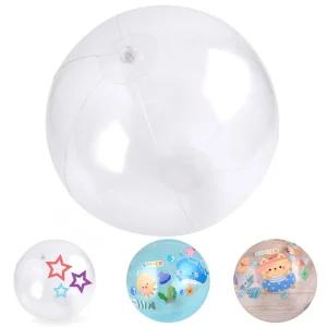 그리기 비치볼 (10개) KC 인증 물놀이 공놀이 무지 탱탱 꾸미기 만들기 색칠하기 미술재료 투명 야외 유아