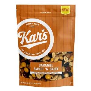 Kar s Nuts 캐러멜 스위트 앤 솔티 트레일 믹스 재밀봉 가능 파우치 스낵