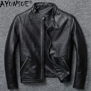 3XL 4XL 5XL 6XL 7XL 빅사이즈 스웨이드 가죽 점퍼 잠바 AYUNSUE 100 소가죽 자켓 재킷 남자 남성 가을 코