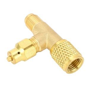 에어컨 라인 수리 도구 냉매 충전 밸브 배기 14 SAE 716 20 UNF R22 R12