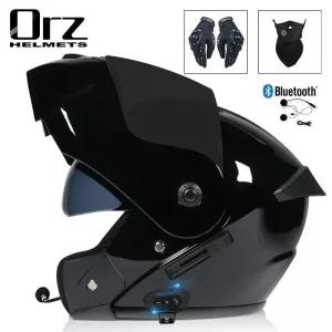 블루투스 헬멧 경량 풀페이스 성인용 펄화이트 승인 무광블랙 사계절 오토바이