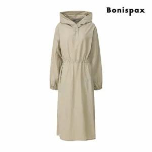 [보니스팍스] 바스락 후드 스트링 롱 원피스 (XP9OP011M0)