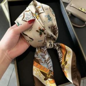 실크스카프 선물박스포장 옵션 쁘띠 방도 스카프 숏 여성 여자 명품 쉬폰