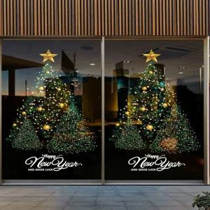 최화정 트리 인테리어 벽 붙이는 스티커 크리스마스 새해 장식