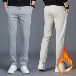 남녀공용 베이직 심플 기모 일자팬츠 4컬러 사이즈 데일리 바지 기모 밴딩바지 일자바지 운동복 일자